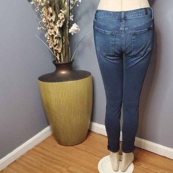7 For All Mankind 7FAM b(air) Authentic The Ankle Skinny Size 27 - Picture 4 of 15
